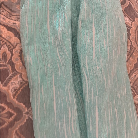 NWT - Ramy Brook Metallic Blue Jumpsuit - Size 6 - Picture 16 of 16